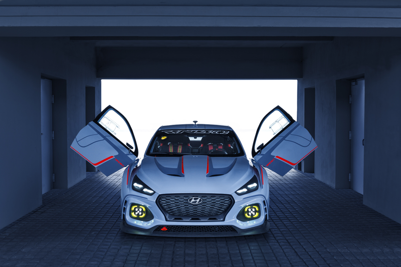 Illustration for article titled Hyundai's Incredible 374 Horsepower RN30 Racing Concept Is The Hoon-Day We Need